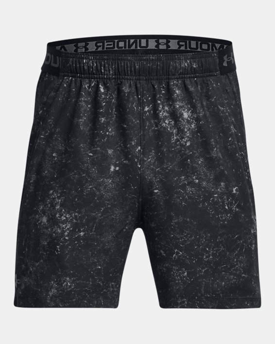 Men's UA Vanish Woven 6" Printed Shorts in Black image number 4